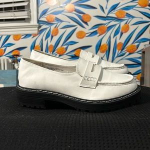 White loafers. Womans size 9.5